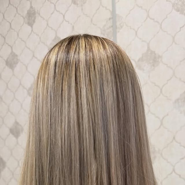 Balayage ros lluminós amb ones suaus